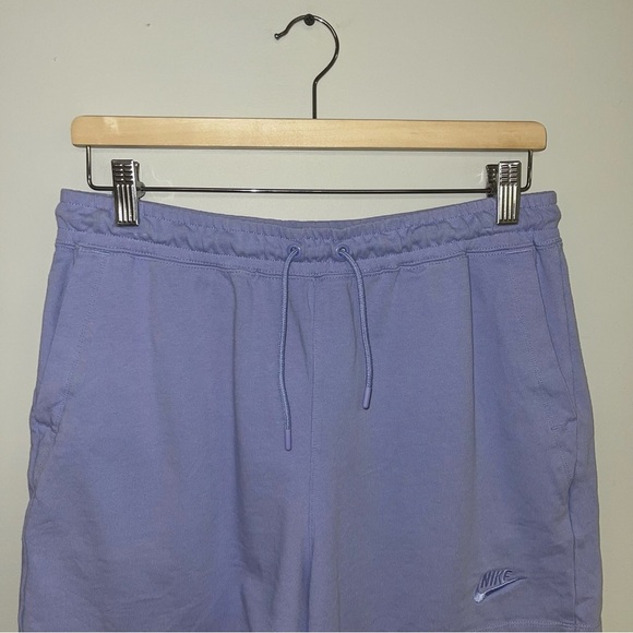 Nike Shorts Women's Size Medium Lilac Purple Jersey Vintage Sweat Short Cotton - Picture 7 of 14